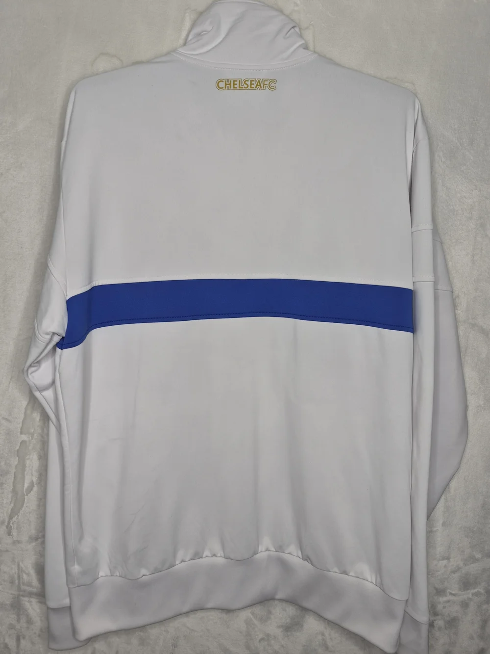 Vintage adidas Chelsea FC Full Zip Track Jacket White Blue Mens 2XL